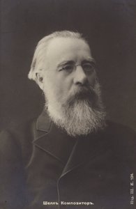 Boris Fitinhof-Schell, Russische componist, eind 19e eeuw door Russian Photographer